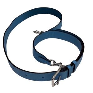 Coach Leather Shoulder Strap Blue – STRAP ONLY
